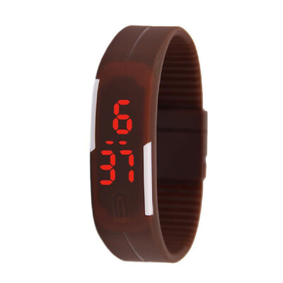 

LED Display Digital Watch Silicone Childrens Watch Digital Sport Wristwatch Birthday Party Favors Supplies Toys Gifts for Kids To