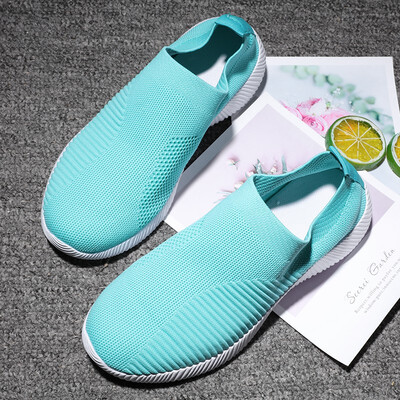 

FAN PAO ultra lightweight mesh slip ons women running walking sport shoes jogging breathable athletic leisure casual sneakers