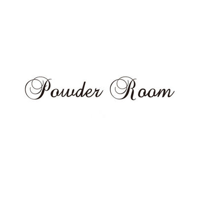 

Letter Sign Wall Stickers 5 Styles Removable Self-Adhesive Door Stickers For Bathroom Room Decoration