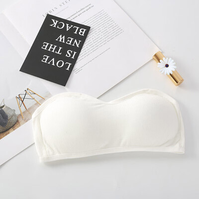 

Seamless Tube Tops Underwear Women Removable Pads Intimates Strapless Bra Bralette Wire Free Bandeau Dress Tube Top
