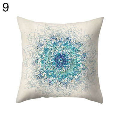 

Bohemian Style Square Throw Pillow Protector Case Cushion Cover Sofa Bed Decor