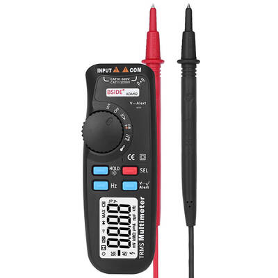 

Pocket TRMS Auto-Ranging 6000 Counts Live Check V-Alert Diode Continuity Multi Tester Meter