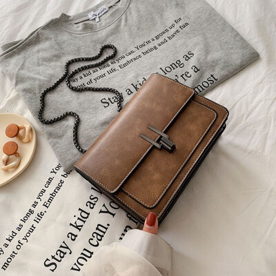

Tailored Female Bag Retro Small Bag Messenger Bag Wild Single Shoulder Small Square Bag