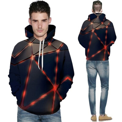 

Toponeto Unisex Mens 3D Printing Creative Round Neck Casual Long Shirts Top Blouse