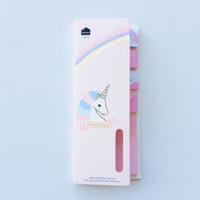 

sticky notesCreative Unicorn Mini Row Sitting Convenience Post Stationery For Notes Message