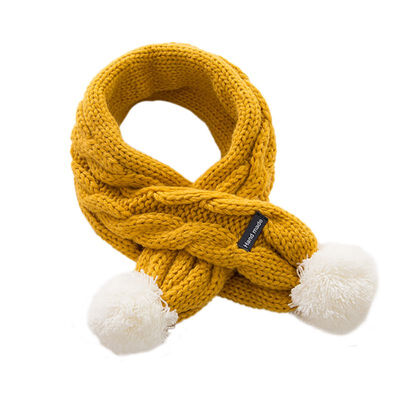 

Baby Kids Neckerchief Winter Warm Scarves Boys Girl Kids Cute Simple Knitted Scarf for Children Baby Accessories