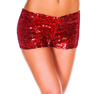 

Womens Sexy Sequin Casual Night Party Stretch Hotpants Shorts Hot Pants
