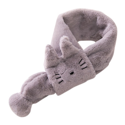 

Cute Pompom Winter Baby Scarf Bibs Rabbit Fur Neck Collar Kids Girls Solid Thick Warm Scarves