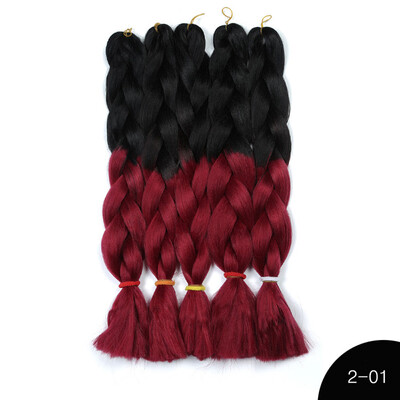 

Gobestart Fiber Material Braids Bulk Hair Braiding Hair Style Synthetic Hair Crochet Braid