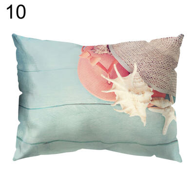 

Fresh Starfish Shell Throw Pillow Protector Case Cushion Cover Bedding Articles