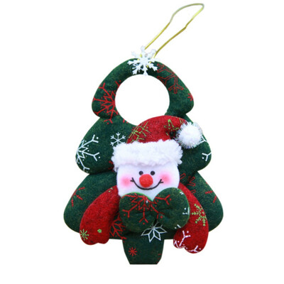 

christmas door hanging Christmas Tree Pendant Santa Door Window Hanging Ornaments Christmas Decoration Festival Gift Supplies