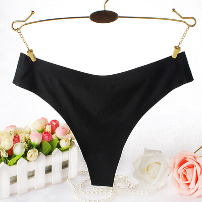 

5color Gift Womens Sexy lingerie Thongs G-string Underwear Panties Briefs Ladies T-back 1pcsLot Seamless Panties majtki damskie