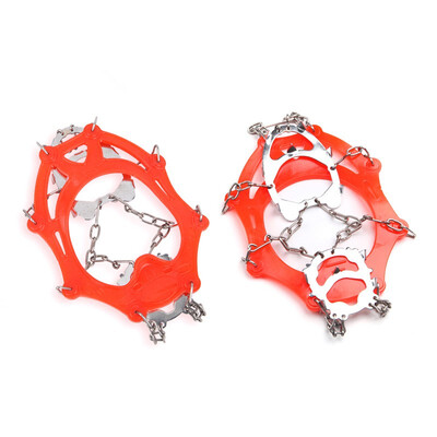 

Outdoor Climbing Antiskid Crampons Winter Walk 12 Teeth Ice Snowshoes Cover Snow Shoe Spikes Grips Shoe Covers