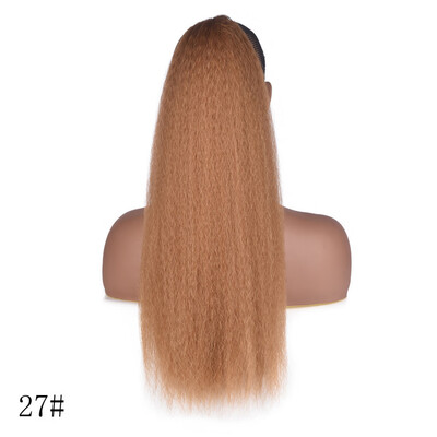 

Gobestart Hot SALE Real Thick Clip In Fashion Hair ExtensionsPony Tail Wrap On Ponytail