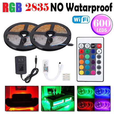 

〖Follure〗WIFI RGB LED Strip Light SMD 2835 DC12V Led Flexible TapeWIFI ControllerDriver
