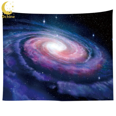 

OCHINE 150130cm Printed Home Tapestry Wall Hangings Mural Beach Towels Starry Sky Landscape Datura Shooting Props