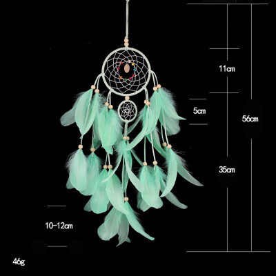 

dream catcher Owl Feather Dream Catcher Wind Chimes Handmade Dreamcatcher Net With Feather Beads for Wall Hanging Home Decor