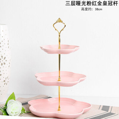 

Cake Stand Plate Bracket Stand New 2 Tier Cake Plate Stand Cupcake Fittings Silver Golden Wedding Party
