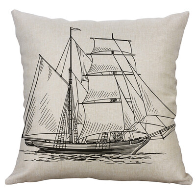 

〖Follure〗Simple Linen Creative Lovely Pillow Cover Pillow Cover Car Pillow Cover