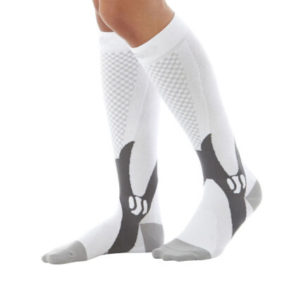 

Men Women Sport Soccer SocksLeg Support Stretch Compression Socks Below Knee Socks 9282