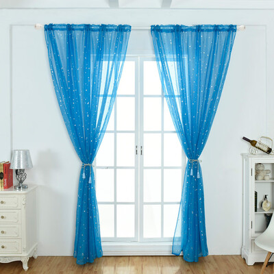 

Toponeto 1Pcs Solid Window Curtain Drape Panel Daylight Protection Sheer Scarf Valances