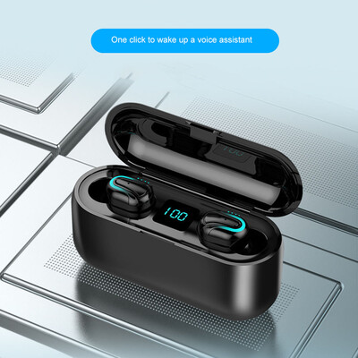 

Q32-1 TWS 50 Stereo Wirelessly Earphone Waterproof Mini BT Earphones with Dual Microphone for Smartphone