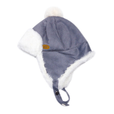 

Childrens Toddler Kids Unisex Hat Winter Velvet Baby Casual All-match Warm Earmuffs Adjustable Bomber Hat