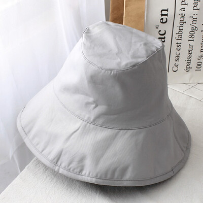 

Spring Summer Cotton Bucket Hats For Women Casual Fisherman Hat Outdoors Wide Brim Sun Hat