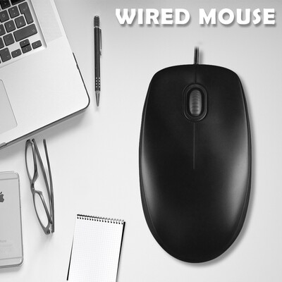 

Logitech Business Office USB B100 Optical Mouse For PCComputerLaptop