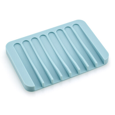 

Flexible Bathroom Silicone Soap Dish Storage Holder Soapbox Plate Tray Drain Box Soap Dishes Dish Holder Stand Saver Tray Case