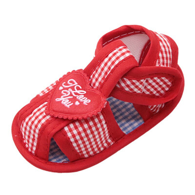 

0-18M 3 Colors First Walkers 2018 Hot Sale Newly Fashion Baby Girls Soft Breathable Cute Shoes Infant Kids Plaid Toddler Shoes