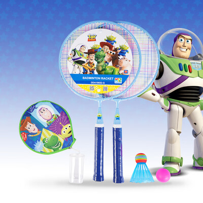

Disney childrens badminton racket beginner training big round shot parent-child interaction double shot toy mobilization