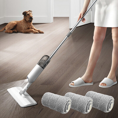 

Gobestart Floor Water Spray Quick Mop With Microfiber Reusable Pad 360 Degree Mop Handle