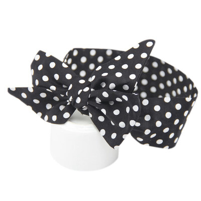 

Infant Baby Girls Kids Toddler Newborn Floral Polka Dot Plaid Print Headband Headwear Hair Accessories