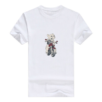 

French Bulldog Gifts Frenchie on a Motorcycle Mans t-Shirt