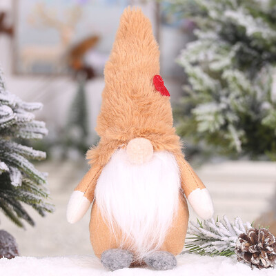 

Cute Christmas Santa Claus Plush Doll Elf Kids Christmas Ornaments Tree Decoration Gift