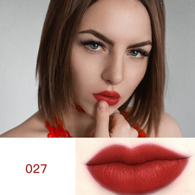 

Fashion Gold Tube Lipstick Water Resistance Non-stick Cup Colorfast Matte Velvet Lipstick Maquiagem Lip Makeup