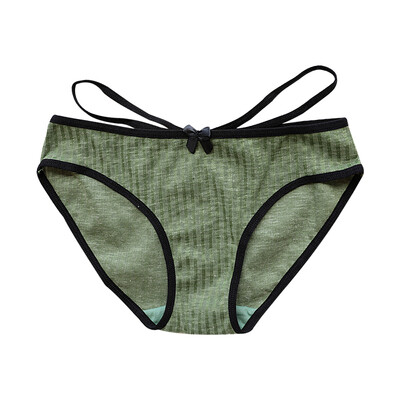

Panties for women cotton underwear sexy lingerie female casual briefs ladies underpants girl panty Solid Color Bow