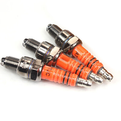 

3x Spark Plug A7TC A7TJC 3 Electrode For GY6 50cc-125cc Moped Scooter ATV Quads