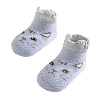 

0-18 Months Cotton Children Socks Baby Cartoon Rubber Anti Slip Floor Infant Socks
