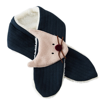 

2018 Newly Baby Kids Scarves Winter Cartoon Thick Soft Bib Thickened O Ring Neck Warmer Children Winter Warm Neck Warmer