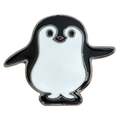 

High Quality Cartoon Cute Enamel Pin Penguin Panda Animal Pins Anime Icons Womens Brooches Badge Jacket Hat Jewelry Brooches