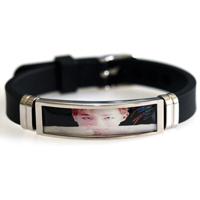 

KPOP BTS Bangtan Boys New Signature Strap Adjustable Bracelet Stainless Steel Unisex Sports Bracelet ARMY Hot Gift