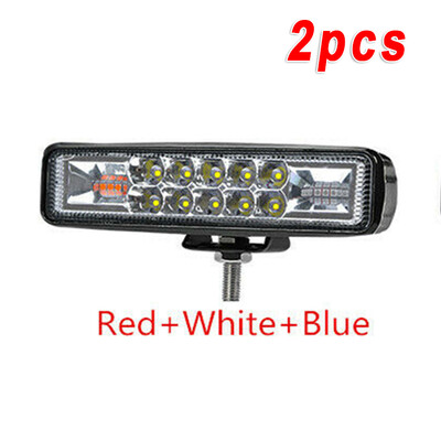 

6 Inch Led Warning Light White Blue Amber Red Strobe Flash Light Urgent