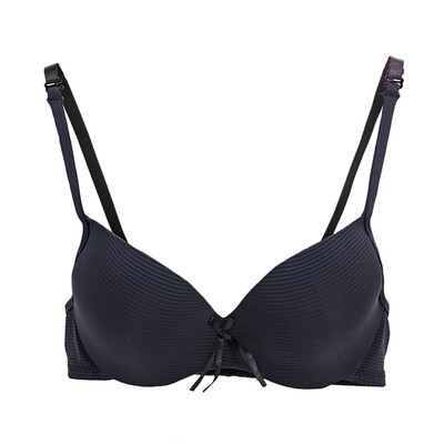 

Teenage Girl Underwear Bra Thin Bras Strip Gathered Cute Bow Knot Soft Wrapped Push Up Bra for Women Upper Side Small Chest NEW