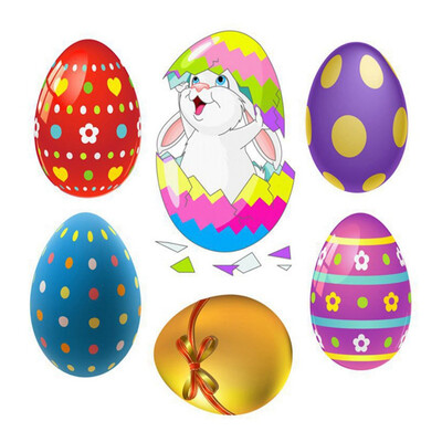 

Easter Bunny Wall Sticker Easter Egg Room Decoration Waterproof Door Decoration Window Wall Decor Wall Stickers For Kids Rooms