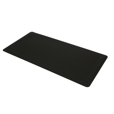 

BUBM PU Leather Protector Pad Mouse Pad Mat Desk Writing Mat Waterproof Anti-oil for Office&Home Black&Black