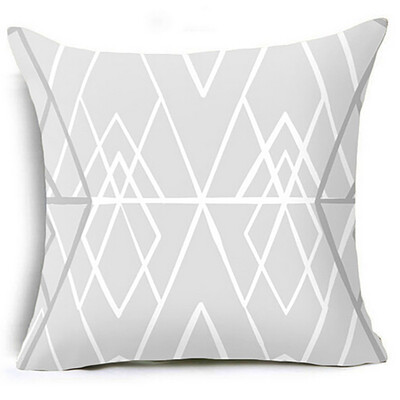

〖Follure〗Geometric Pillow Case Waist Cushion Cover Sofa Home Decor
