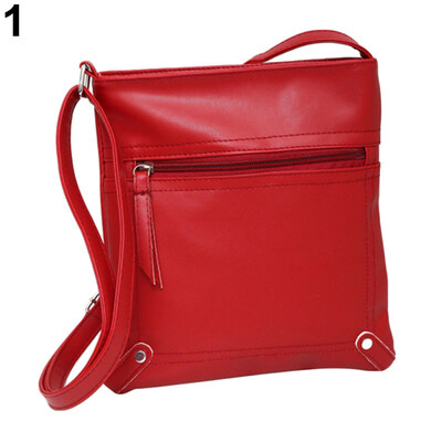 

Simple Women Faux Leather Travel Daily Cross Body Shoulder Messenger Bag Gift