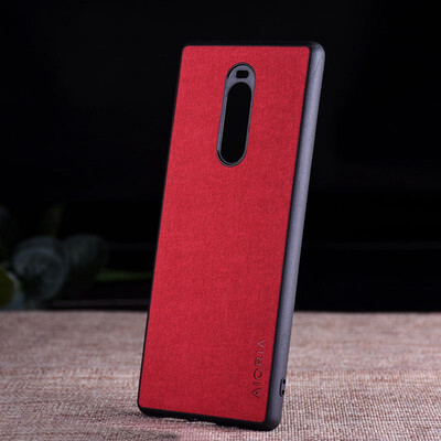 

Case for Sony Xperia XZ3 XZ4 coque Luxury textile Leather skin soft TPU hard PC phone cover for SONY XZ3 XZ4 case funda capa